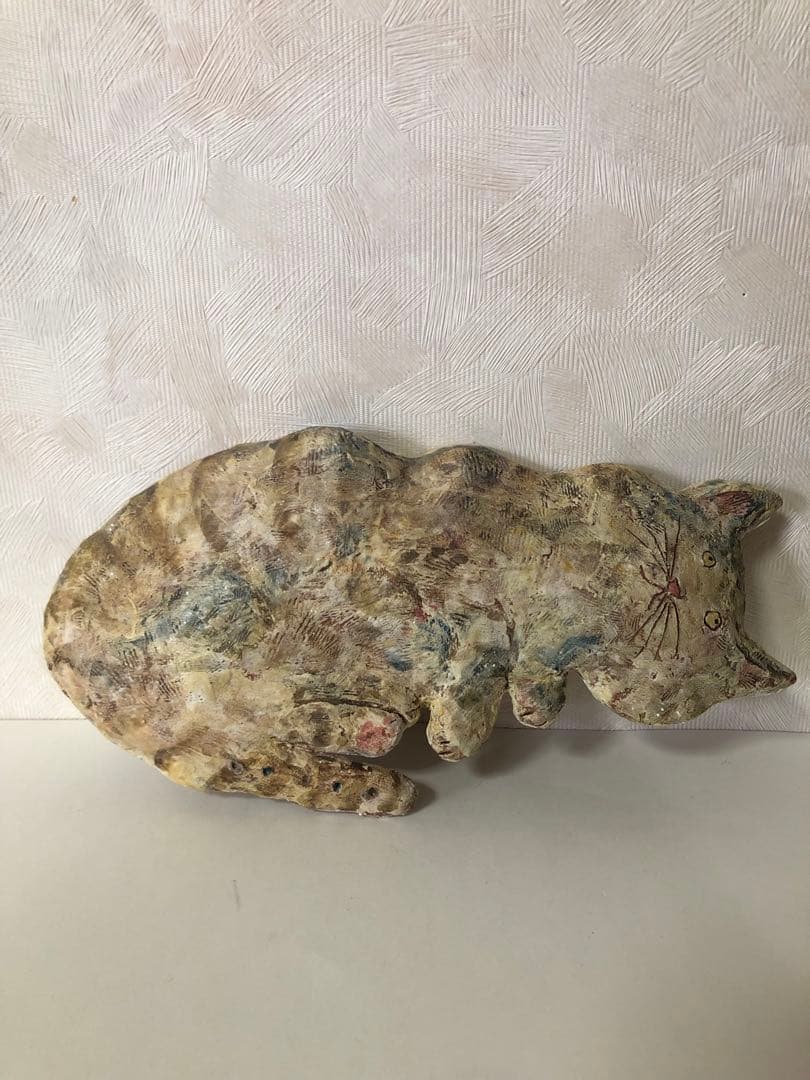 新品未使用すずきあきこネコ壁掛け花器ねこ猫