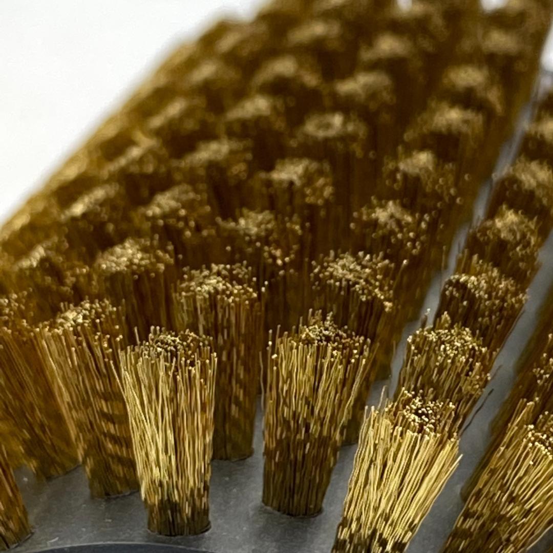 ロトブラシ３点（馬毛、ブロンズ、ナイロン）＋ハンドル、キャリーバッグ付