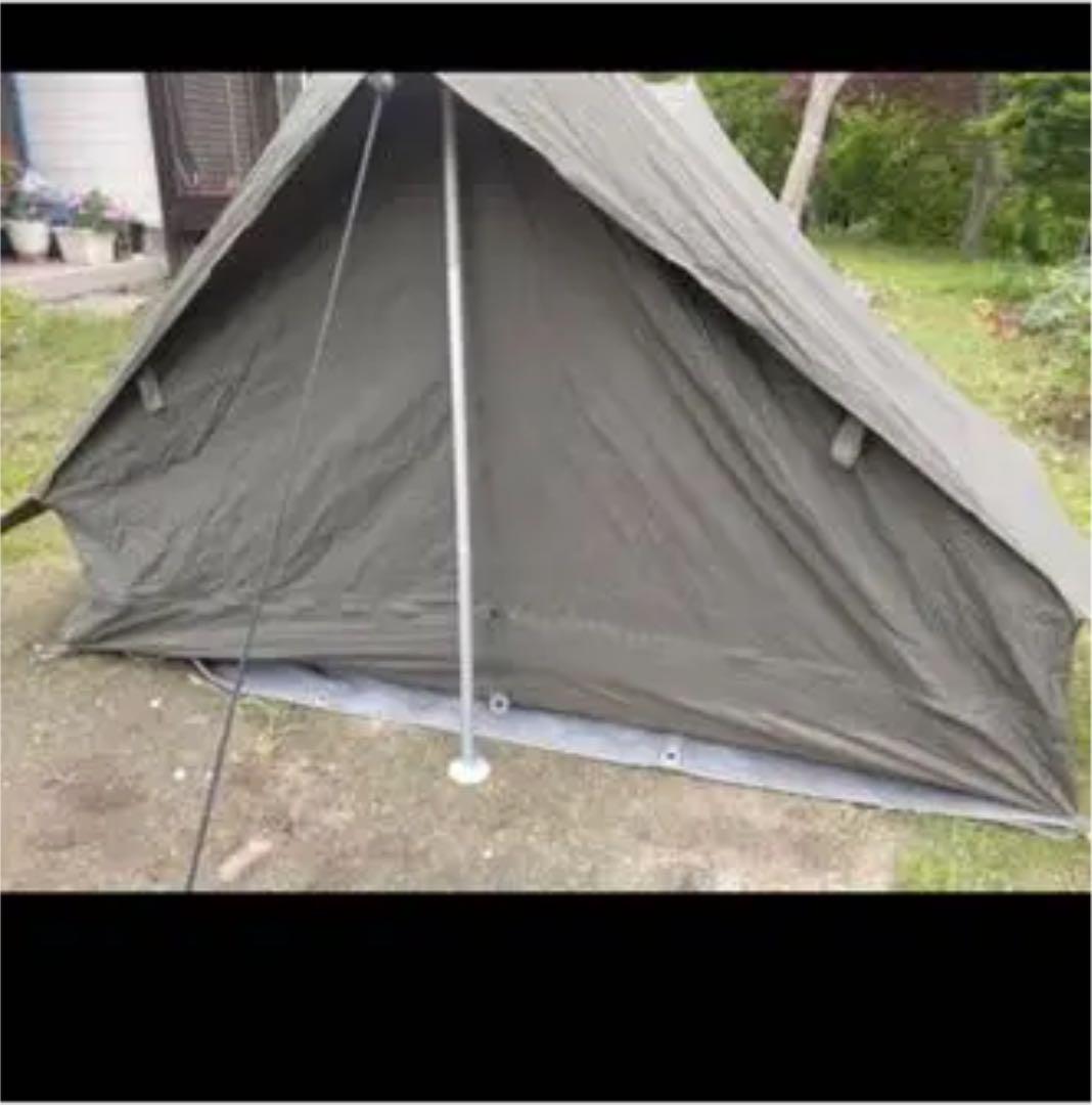 フランス軍 F1テント　パップテント　軍幕 キャンプ 80s