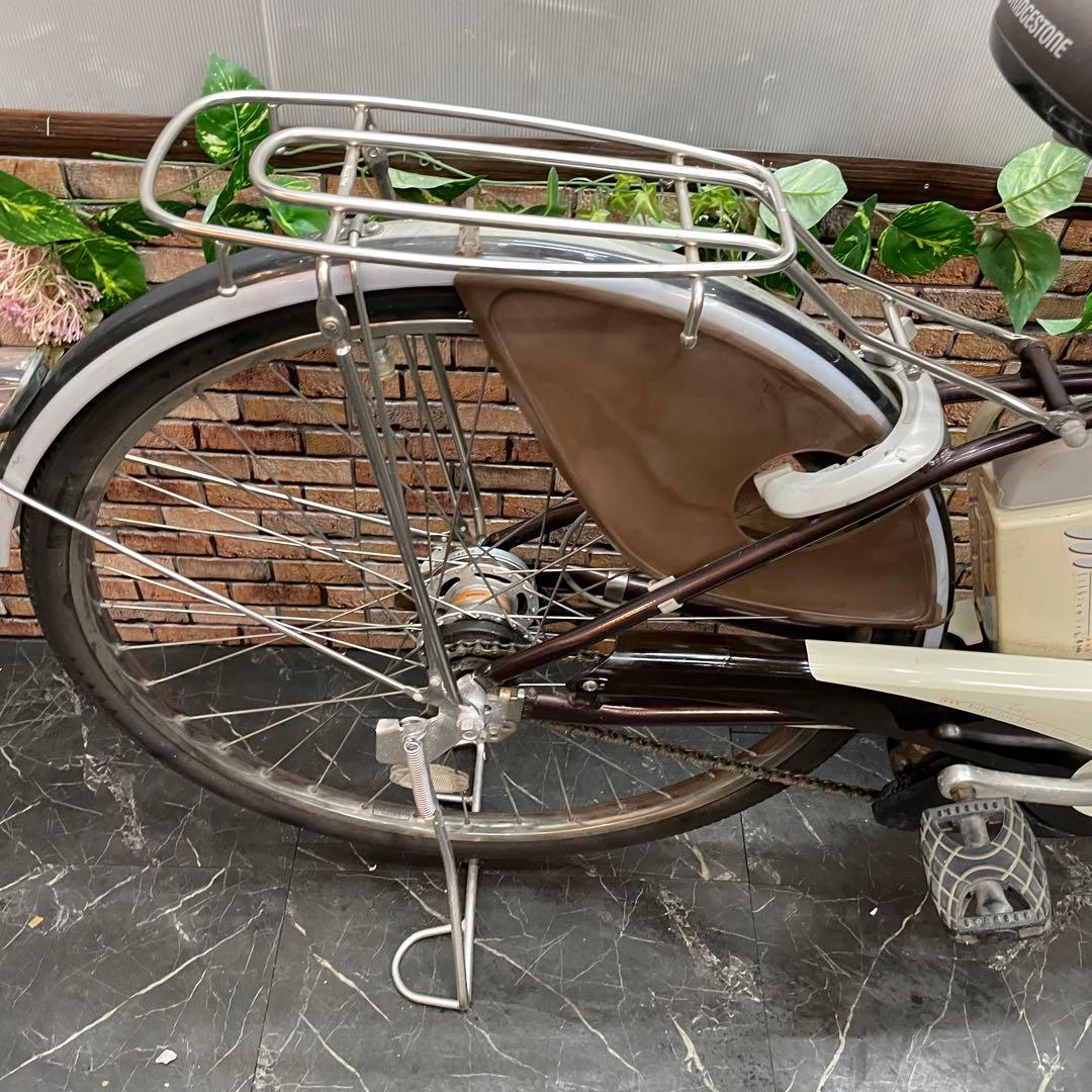 【11】電動自転車 ブリヂストン Assista ブラウン 26インチ