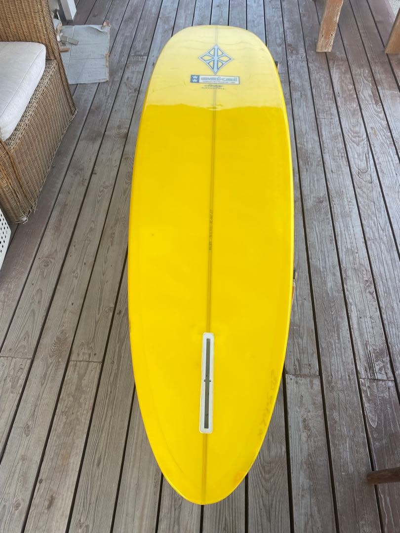 スモールフィッシュ ファンボード 6'6\" 黄色 シングルフィン