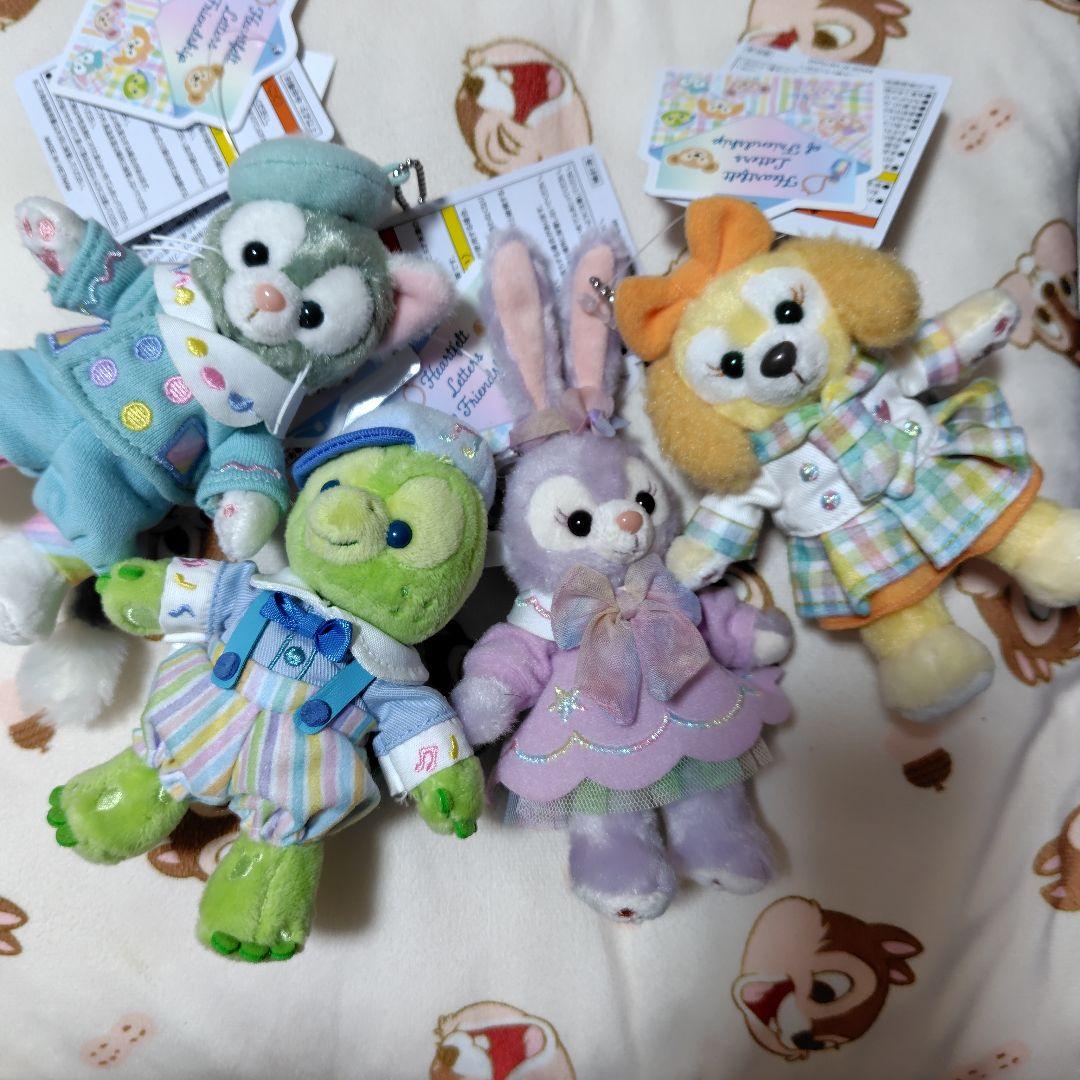 東京ディズニーシー　ハートフェルトレターズオブフレンドシップ７人セット