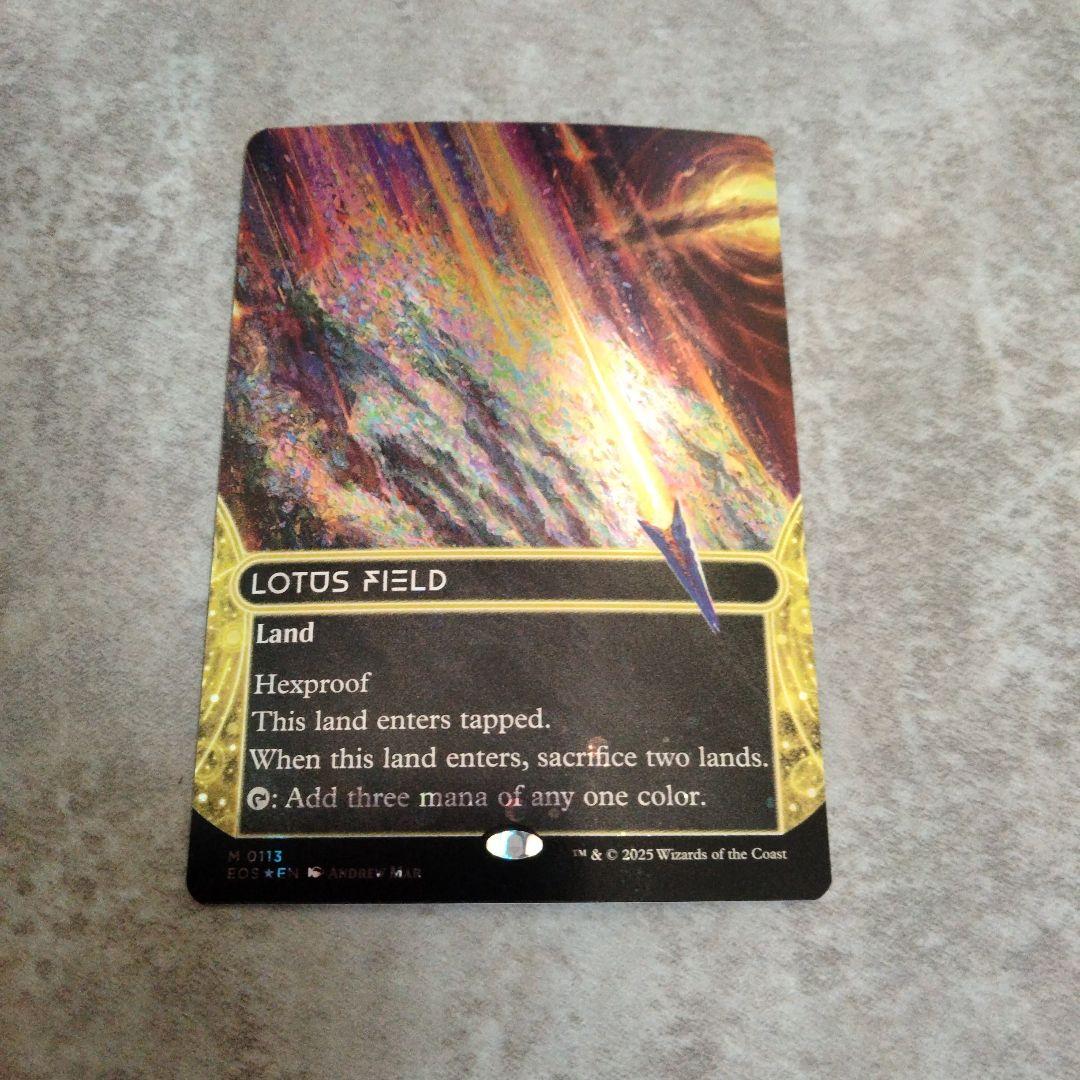 MTG　英語版foil　睡蓮の原野