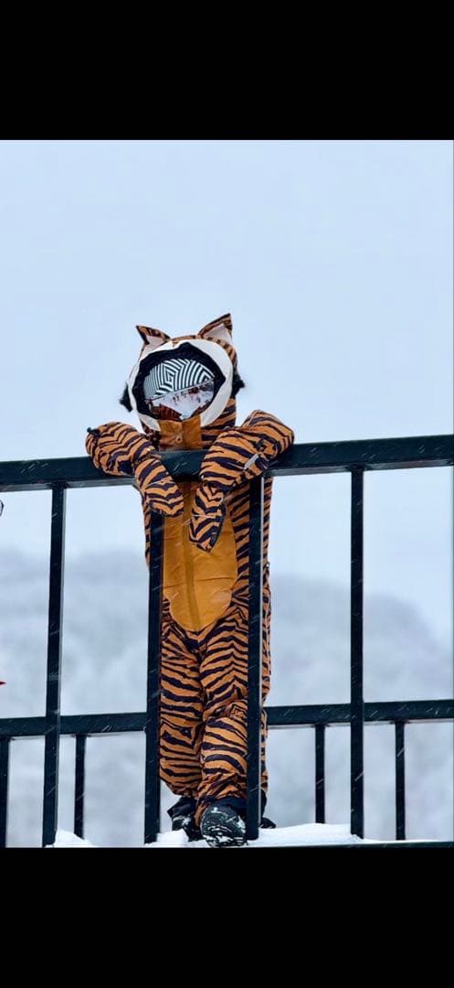 WeeDo トラ柄 フード付きスキーウェア