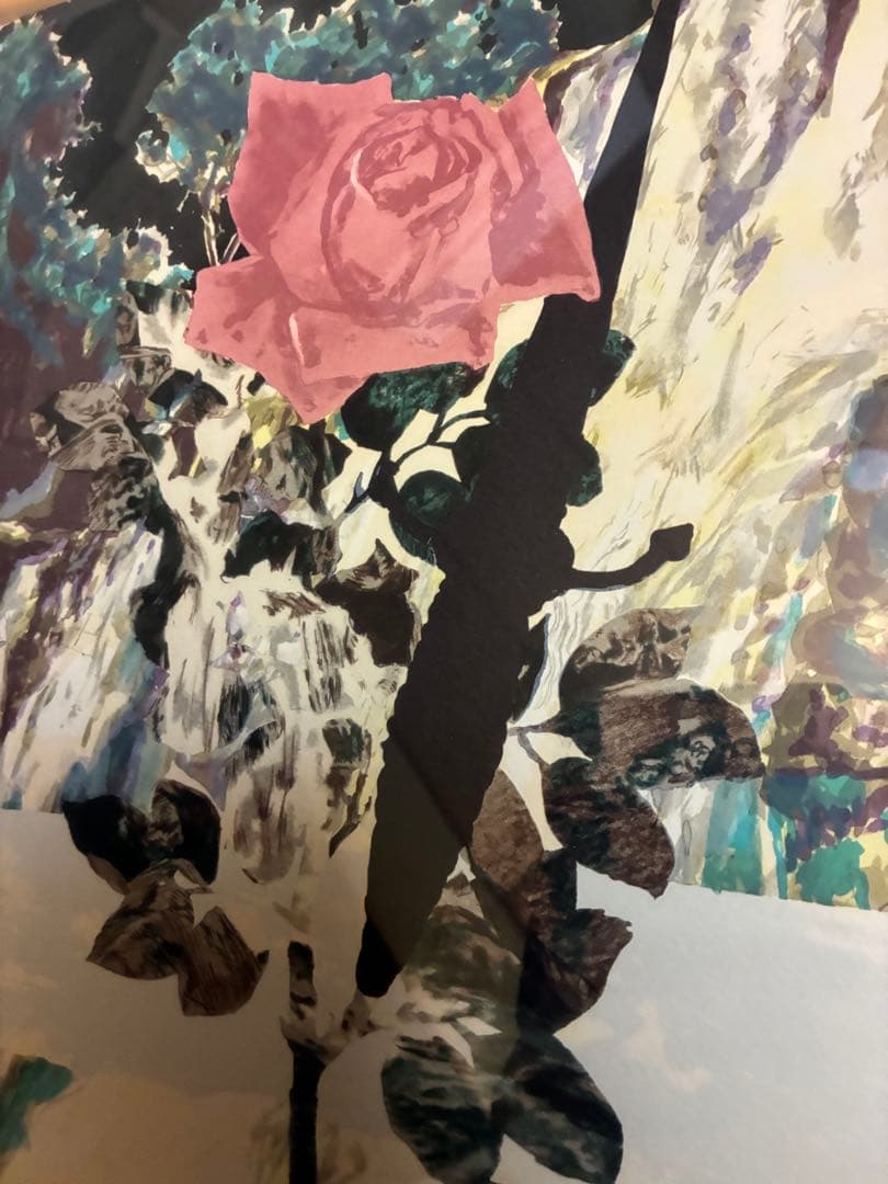 期間限定値下★横尾忠則リトグラフ「ガーディアン・ローズ」1990、42✖️34.5