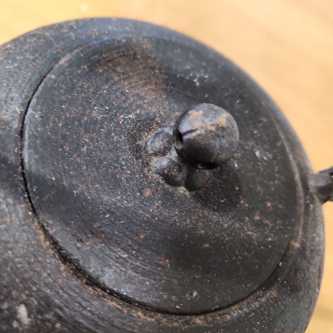 鉄瓶 銘不詳 南部系風 古道具 やかん 鋳鉄 ケトル 茶道具
