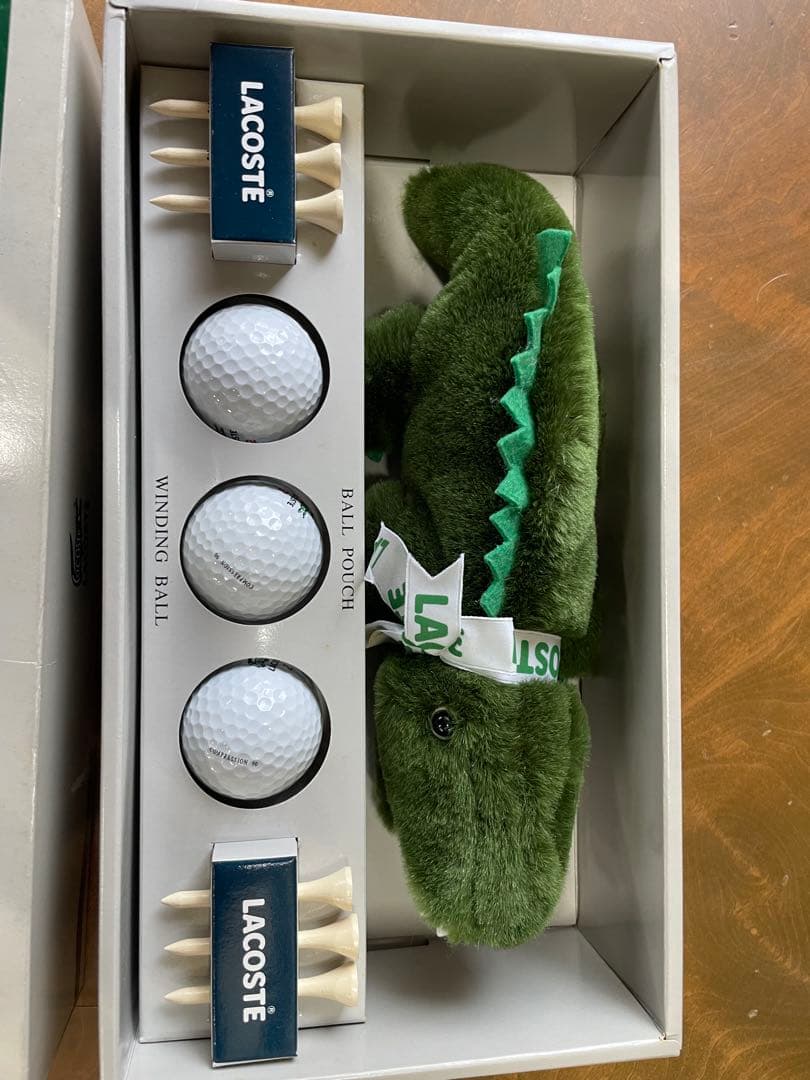 ラコステ　ゴルフ　ポーチ　ティー　ボールセット