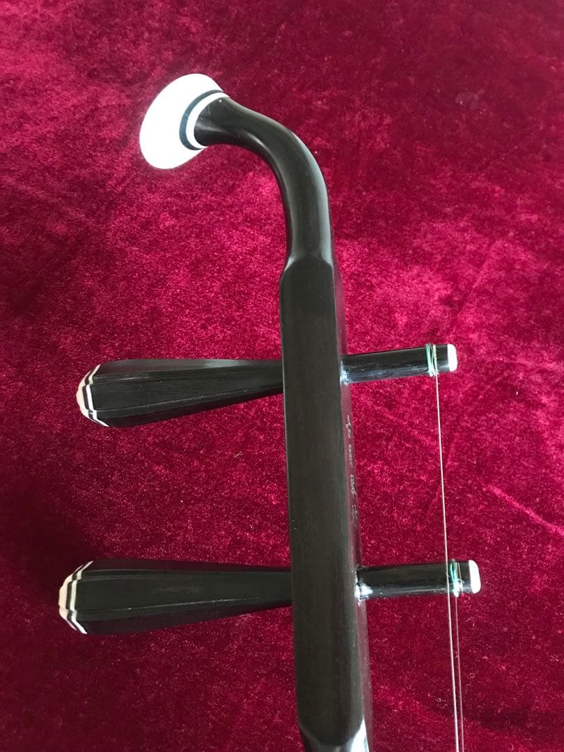 大特価・二胡★上級黒檀★古月琴坊・黄建洪製作★十年保証