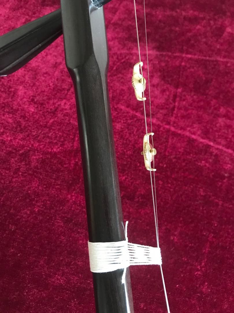 大特価・二胡★上級黒檀★古月琴坊・黄建洪製作★十年保証