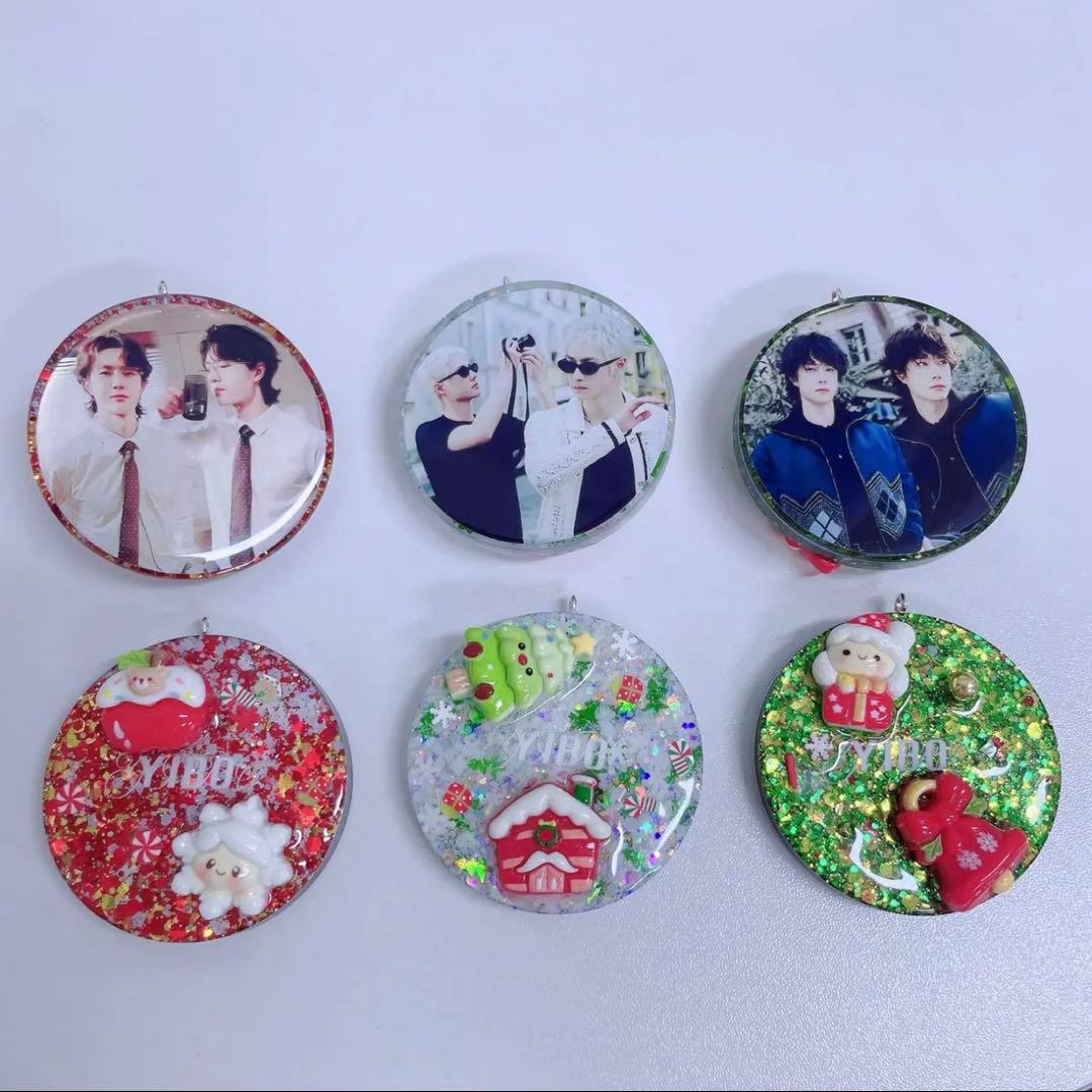 王一博 クリスマス限定　レジン　キーホルダー❣️ 8セット❣️確認用❣️1223