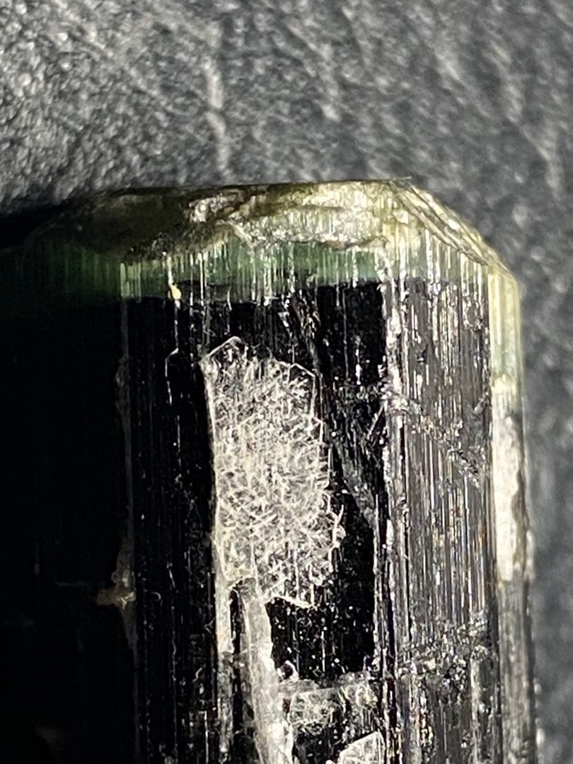 ブラックトルマリン　水晶　共生　52.6g