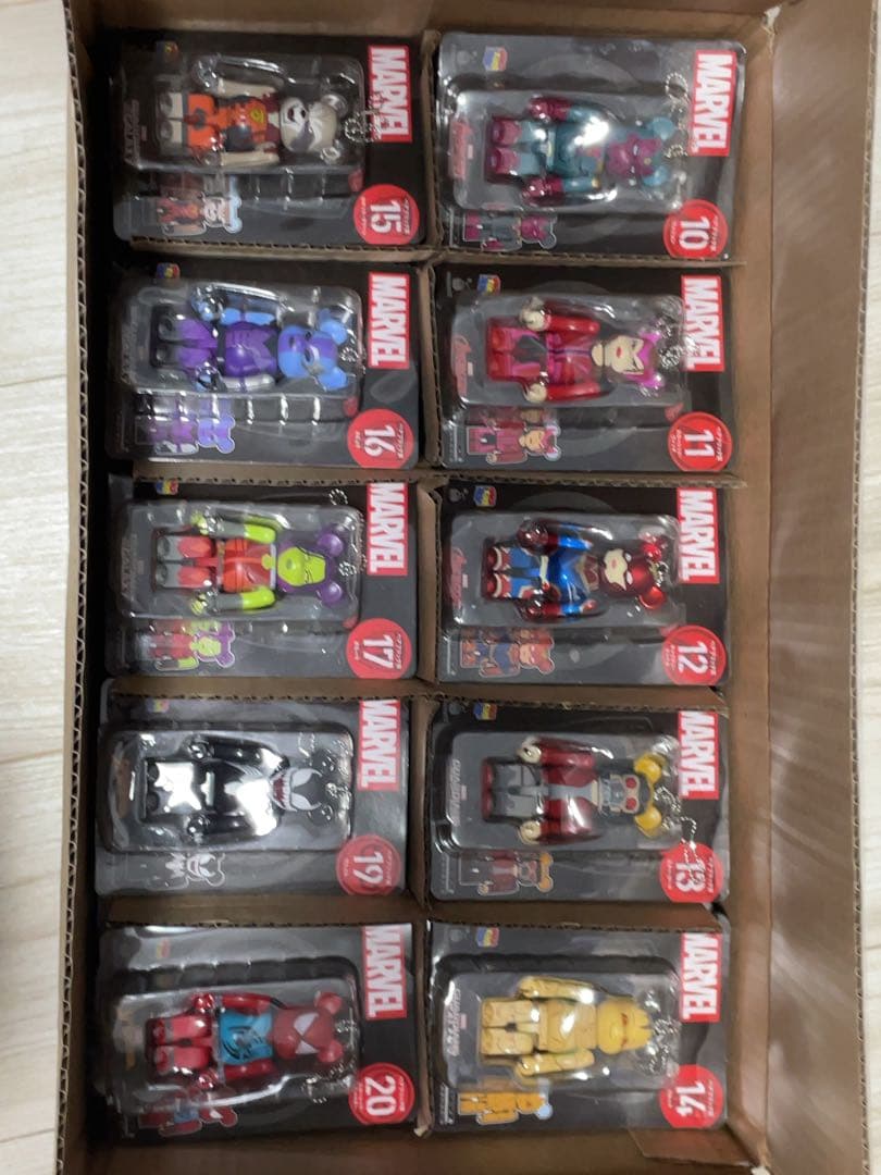 BE@RBRICK MARVEL マーベル　アベンジャーズ　10種セット　新品