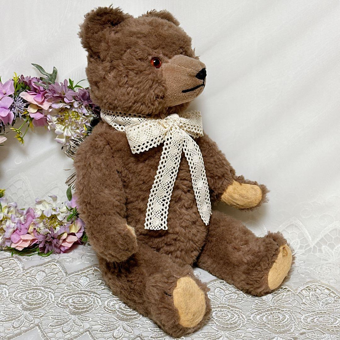 まんまる君 様❤️大きめ　ブラウンドイツベア❤️ アンティークベア　テディベア