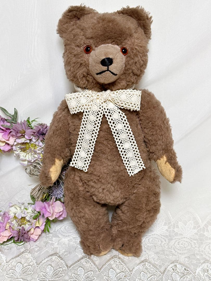 まんまる君 様❤️大きめ　ブラウンドイツベア❤️ アンティークベア　テディベア