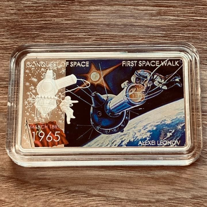 （レア！アンティーク！）コンクエストオブスペース　1オンス　カラー純銀バー