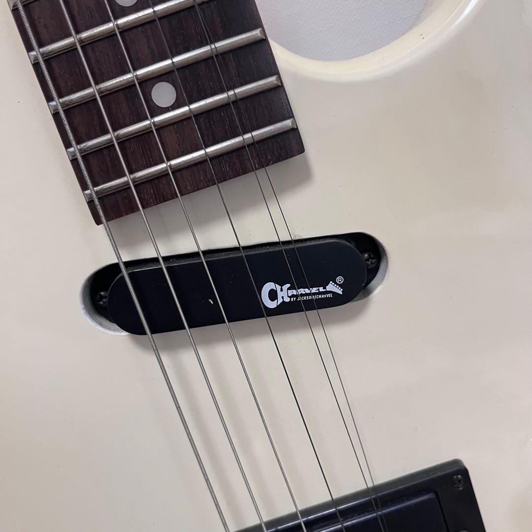 シャーベル エレキギター ホワイト ギター デトックス品