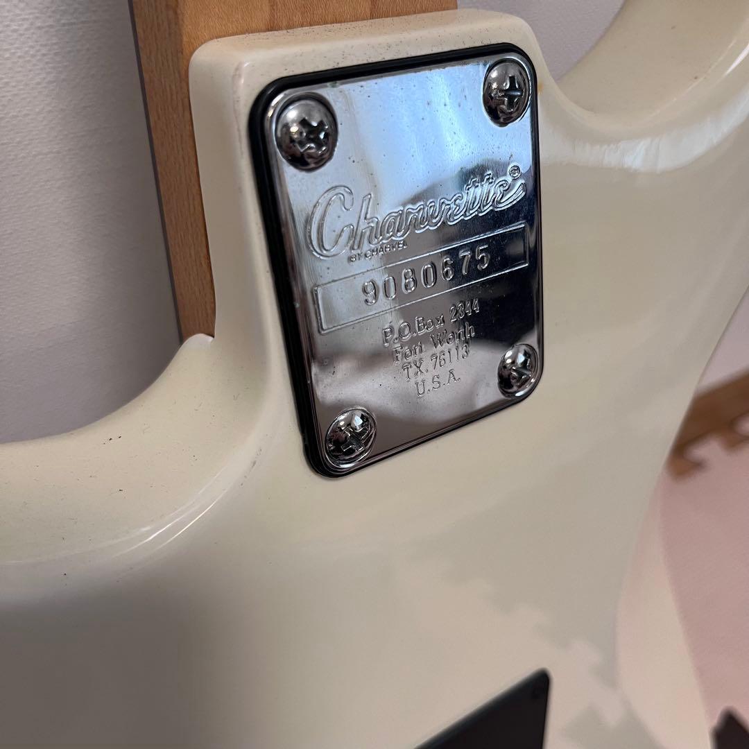 シャーベル エレキギター ホワイト ギター デトックス品