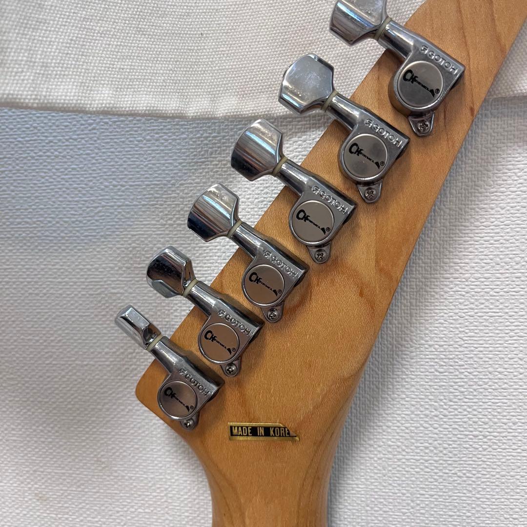 シャーベル エレキギター ホワイト ギター デトックス品