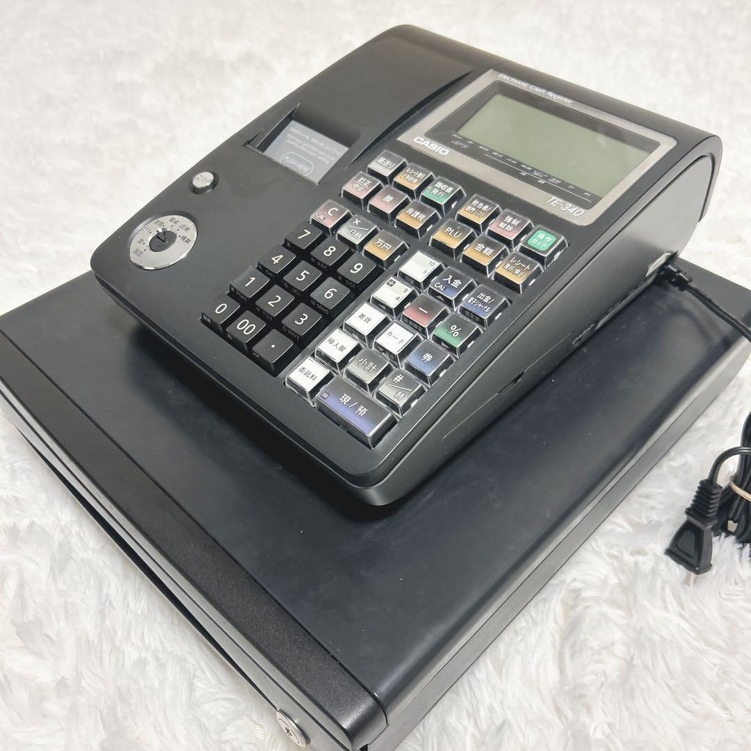 CASIO 電子レジスター TE-340 通電確認済み