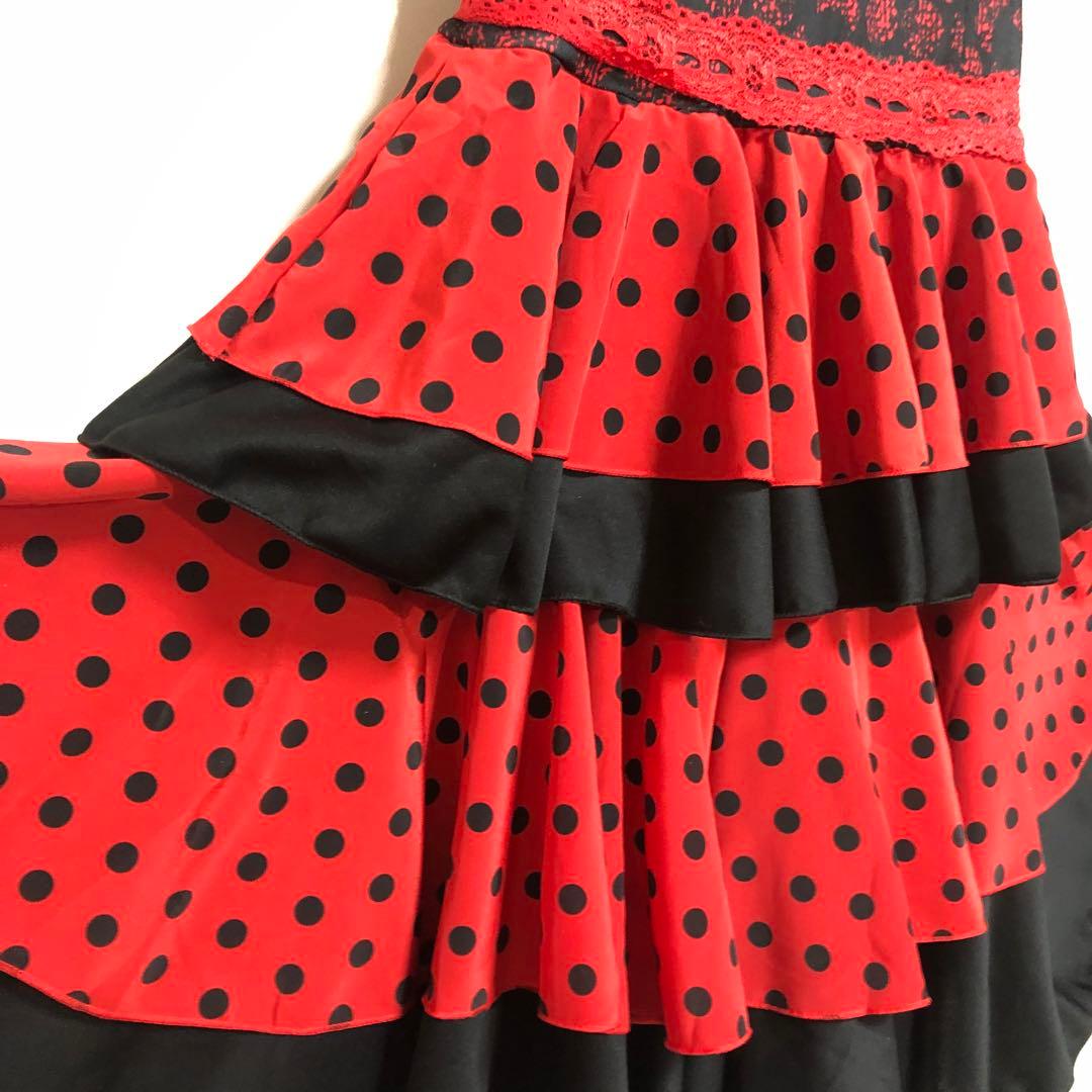 スペイン直輸入✳︎子供フラメンコドレス10歳用