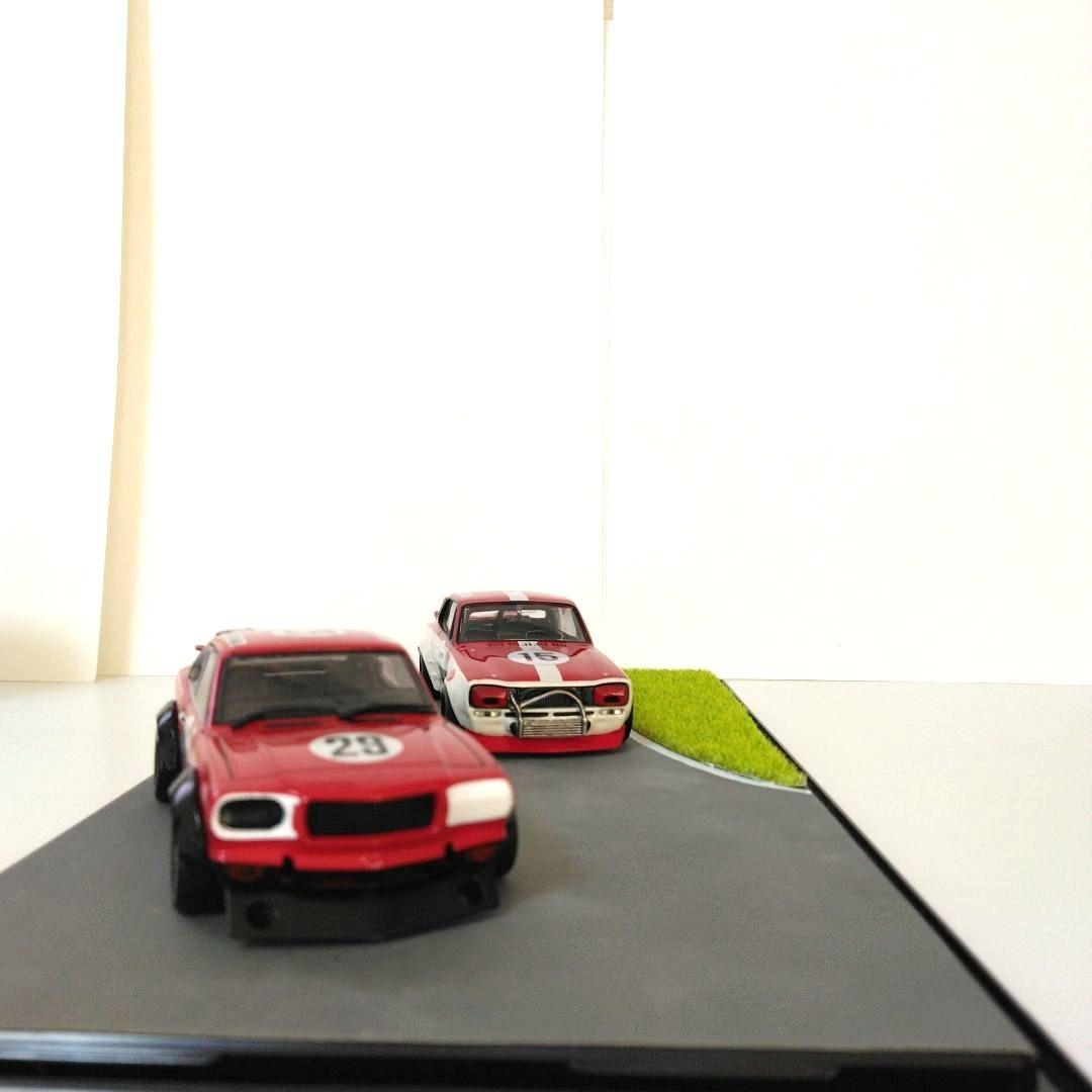 京商　サバンナ RXー3　 スカイラインGTーR ミニカーセット 1/43