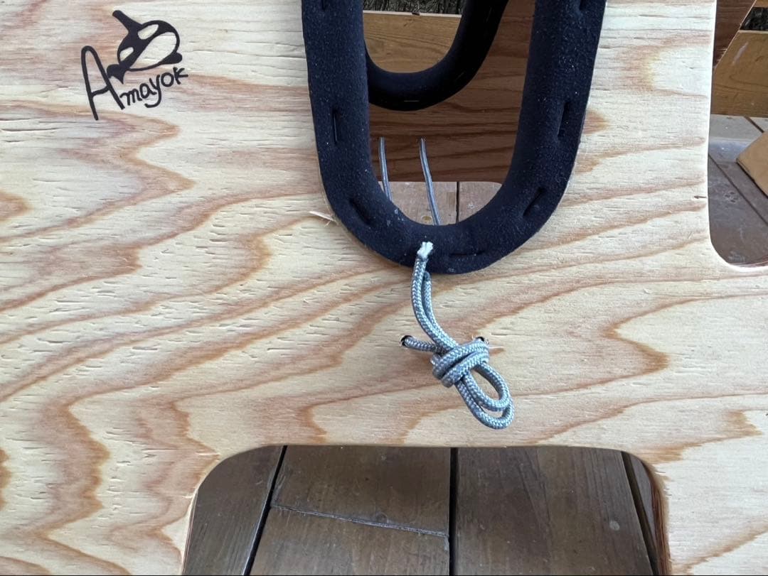 【Amayokオリジナル】サーフボードスタンド　木製　ロングボード