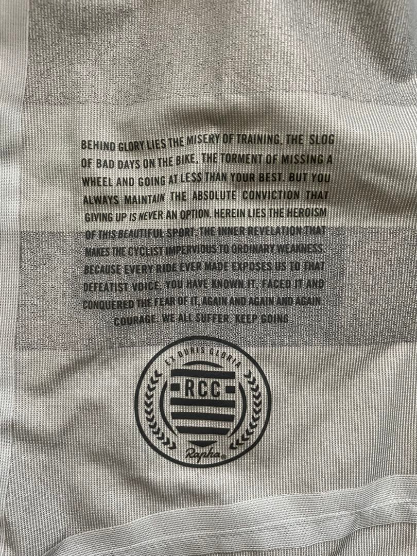 ラファRapha RCC pro team race cape グレー