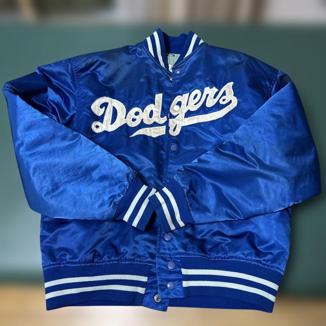 値下げ80s USA MLB公認Dodgers フェルコ　スタジアムジャンバーM