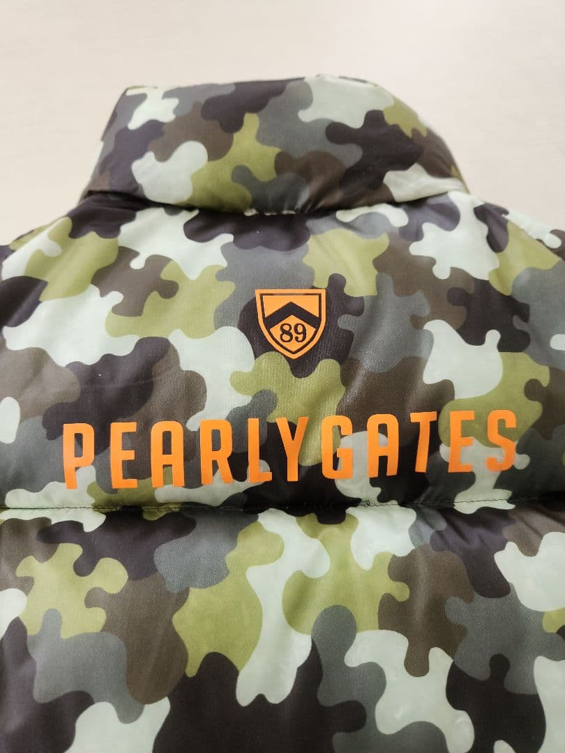 PEARLY GATESパーリーゲイツ【再々値下げ】ダウンベスト メンズS 迷彩