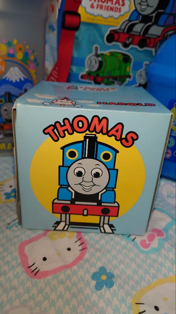 セット きかんしゃトーマス キャリーバック ティッシュ ポップコーンバゲット他