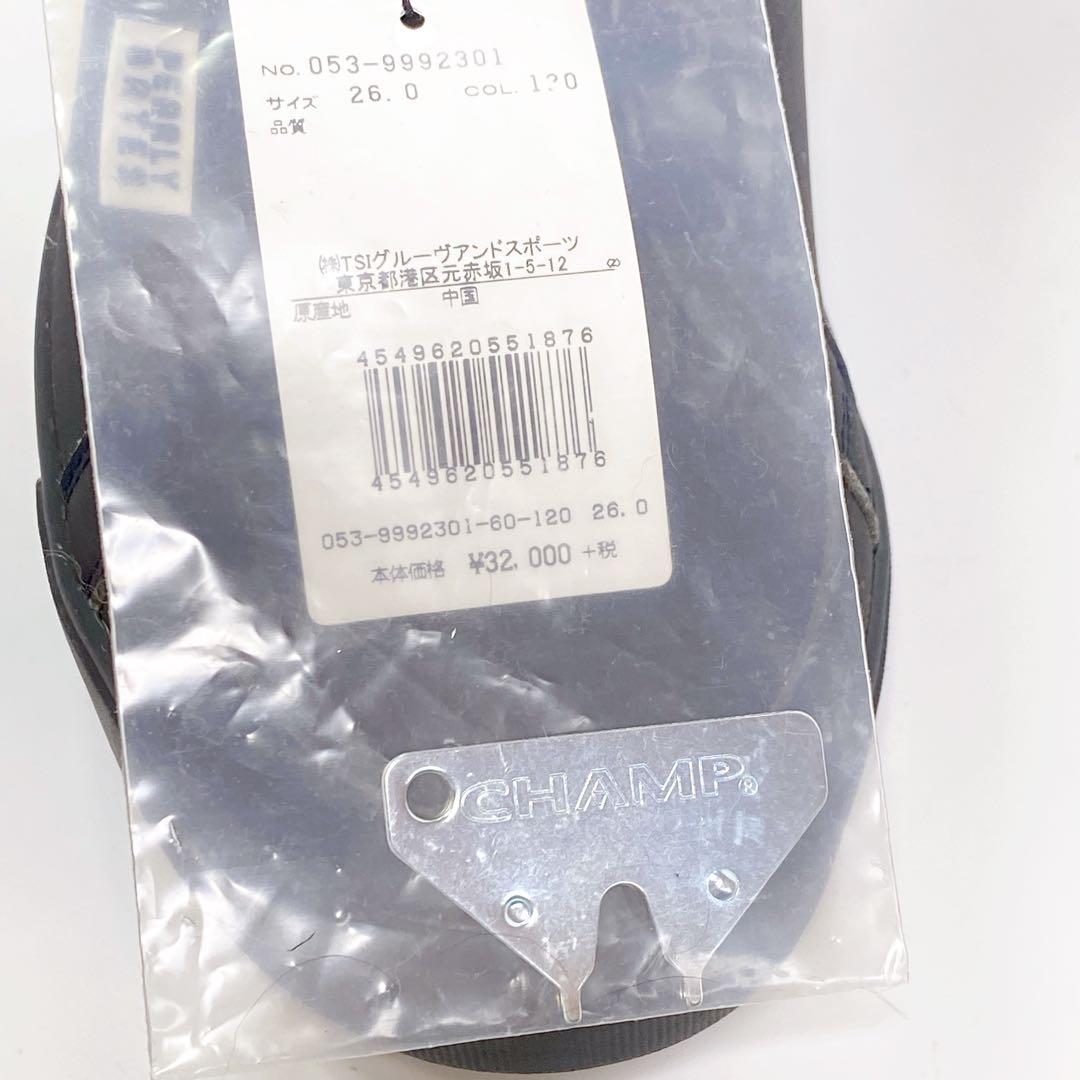 【未使用】PEARLY GATES ネイビー ハイカットゴルフシューズ 26