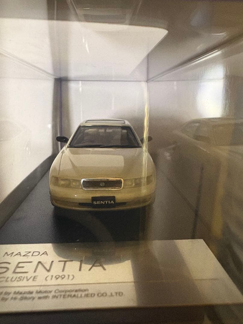ハイストーリー 1/43 マツダ センティア エクスクルーシブ　シグナスホワイト