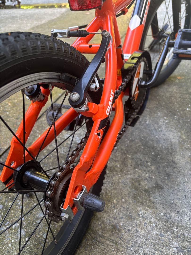 GIANT AMIMETOR オレンジ色 16インチ 子供用自転車 補助輪付き