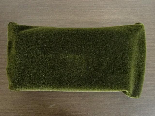 阪急電車の車両のシートと同じ生地を用いたティッシュボックスカバー　阪急電鉄