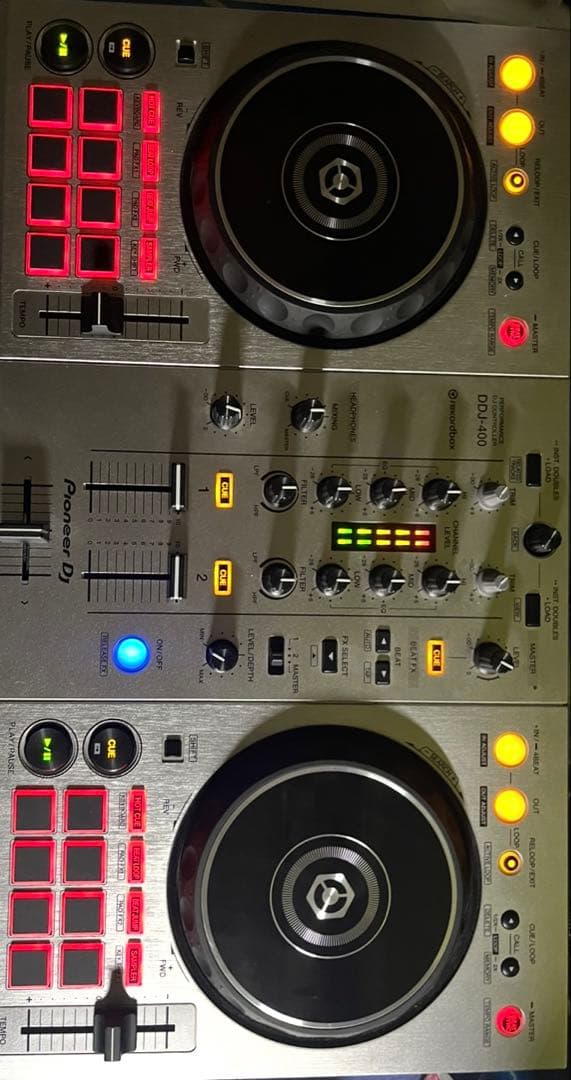 DDJ-400-s 限定カラーのシルバー動作確認済みです！即決の方値下げします。