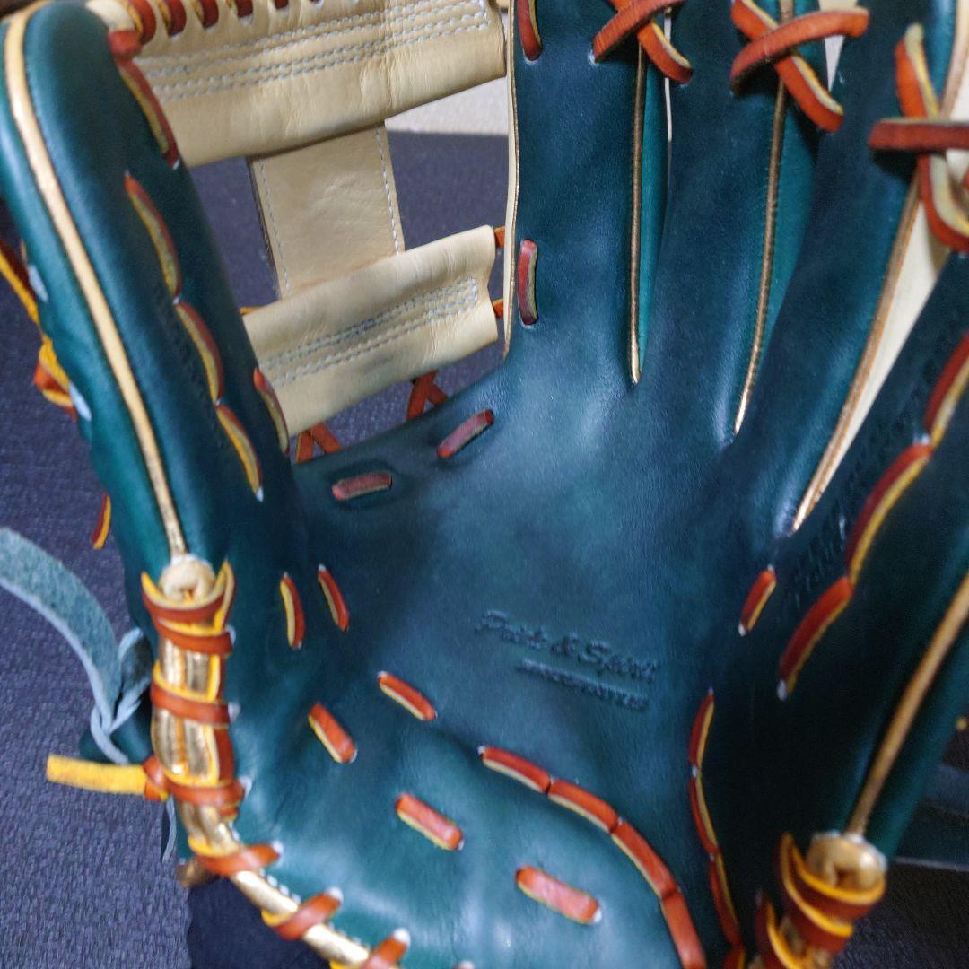 ZETT PROSTATUS 軟式グローブ グリーン/ベージュ