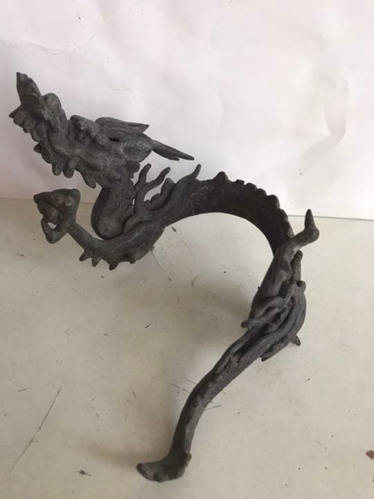 古銅龍置物，明治時期金工，重3⃣️2⃣️0⃣️克