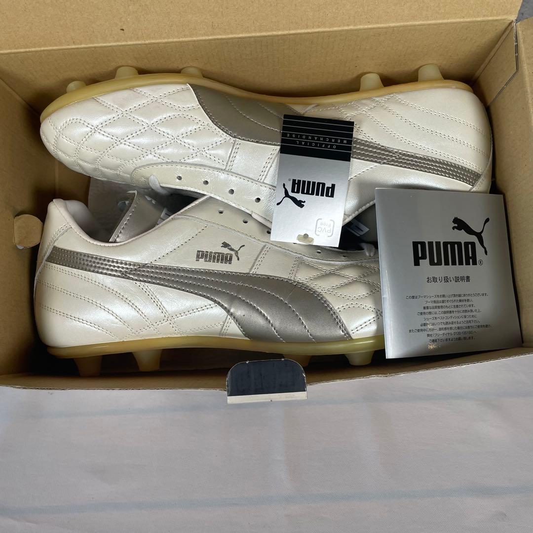 【新品未使用デッドストック】PUMA プーマ　レセルバ3 ホワイト×シルバー