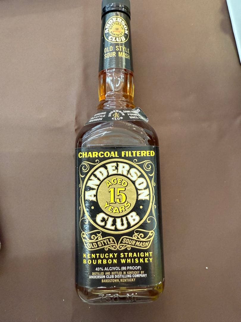 アンダーソンクラブ ANDERSON CLUB 15年 バーボン 750ml