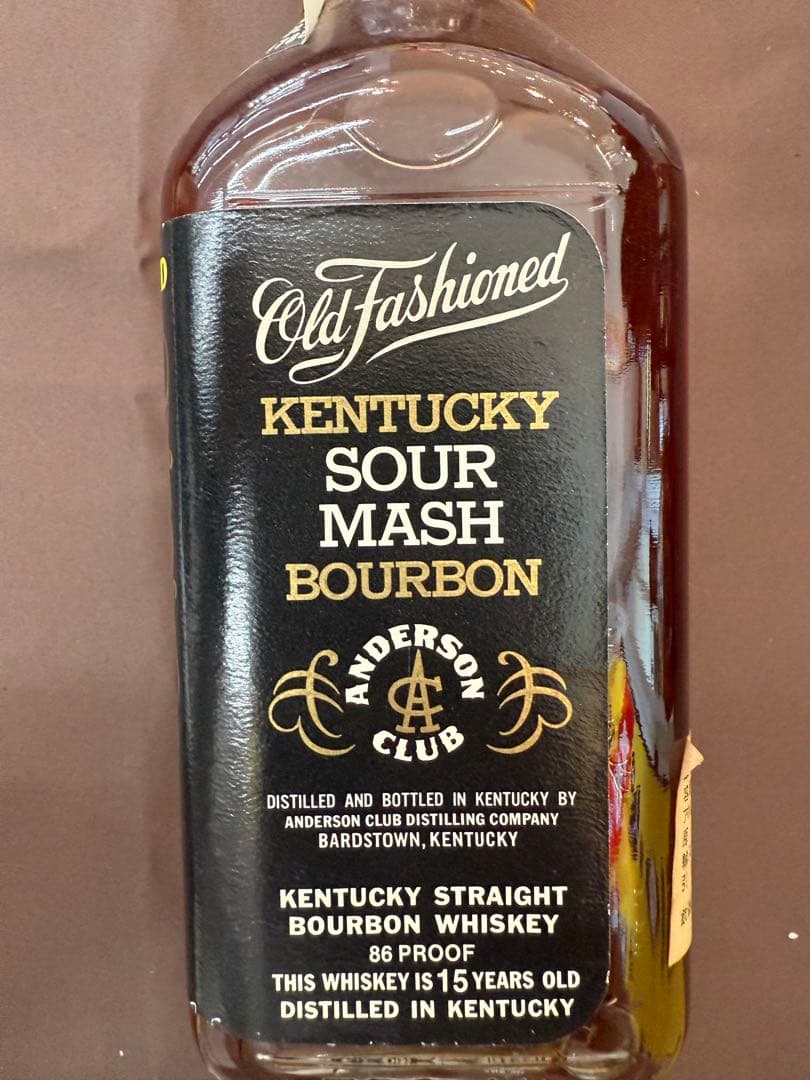 アンダーソンクラブ ANDERSON CLUB 15年 バーボン 750ml
