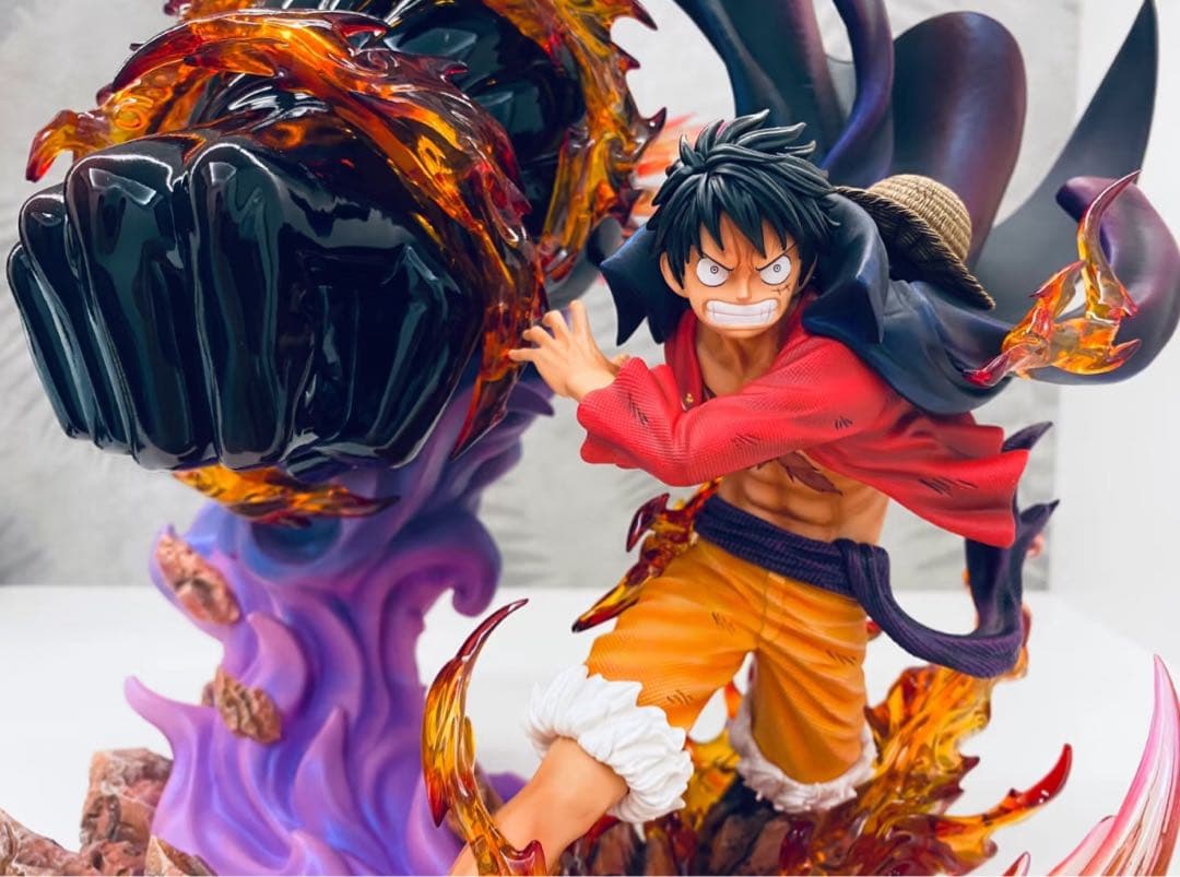 ワンピース 業火 拳銃 鬼島 ルフィ ガレージキット フィギュア