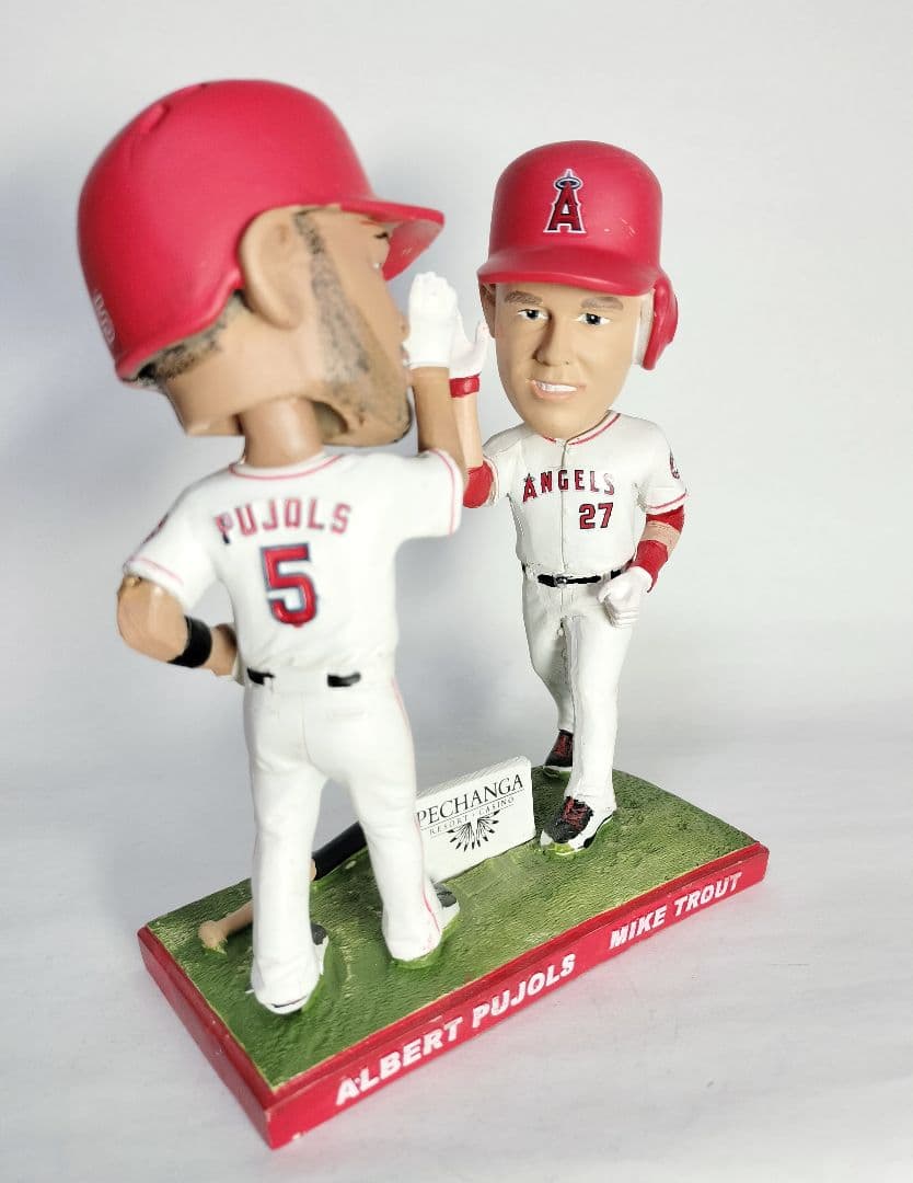 マイク・トラウト&アルバート・プホルス／”40本塁打” ボブルヘッド人形