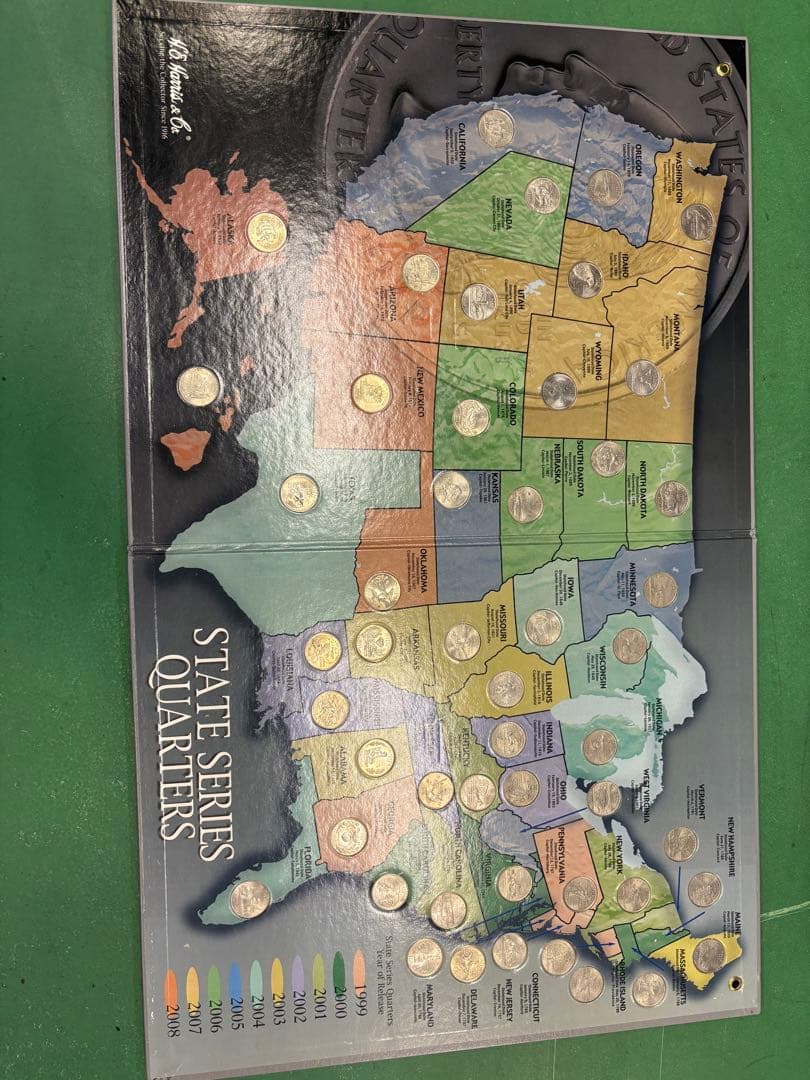 アメリカ州コレクション (1999-2008) 完全50州クォーター付き