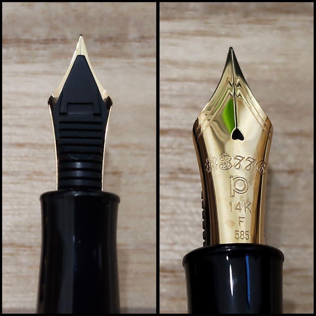 PLATINUM プラチナ万年筆 肥後象嵌 桜 #3776 ペン先14金 桐箱付