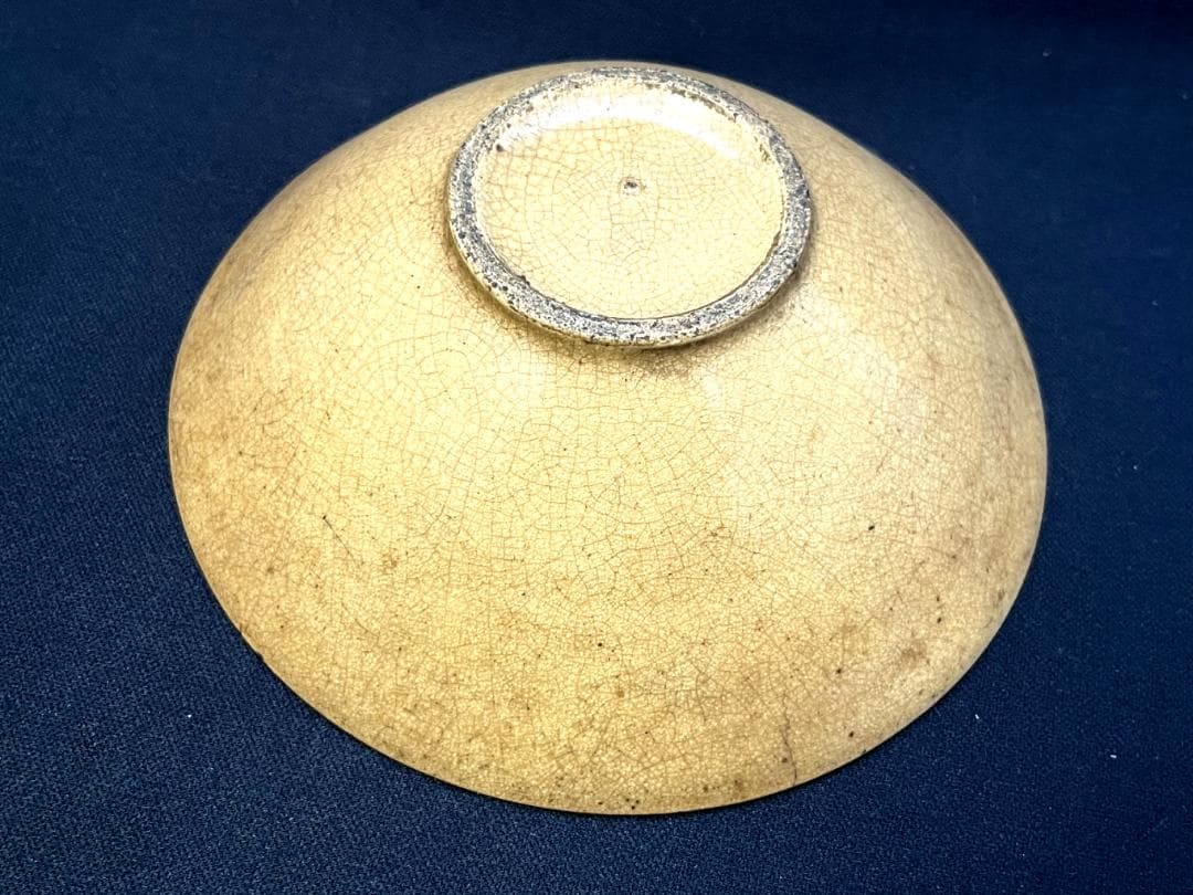 茶碗■お茶の先生所蔵品 平茶碗 李朝茶碗 白磁粉引 雨漏り手 時代物 骨董品■