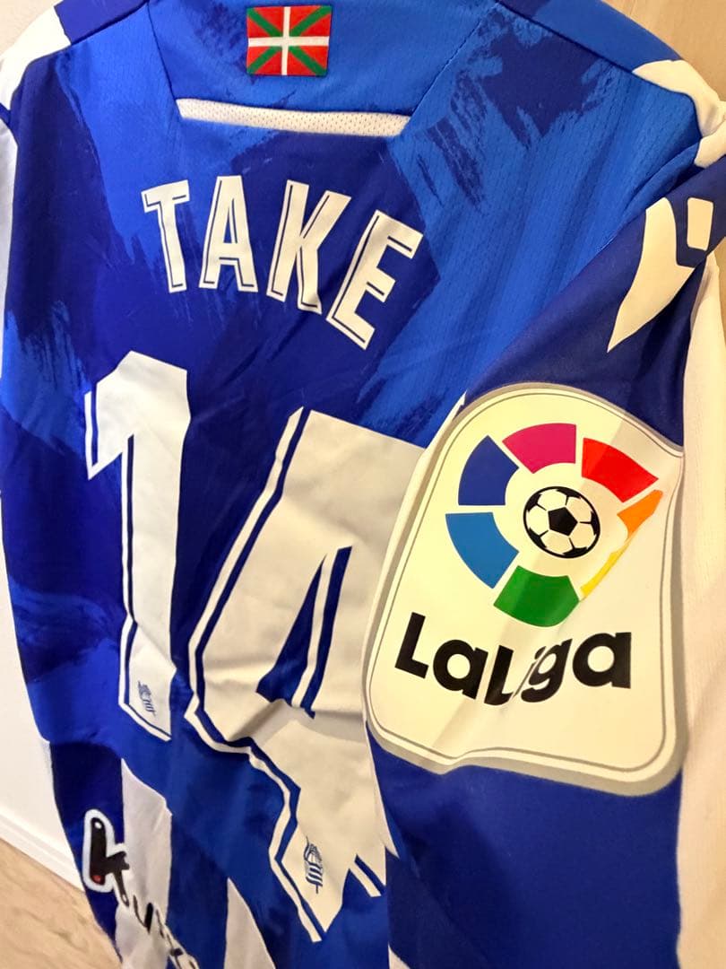 新品タグ付き 22-23 レアル・ソシエダ ホーム EL仕様 久保建英 14番