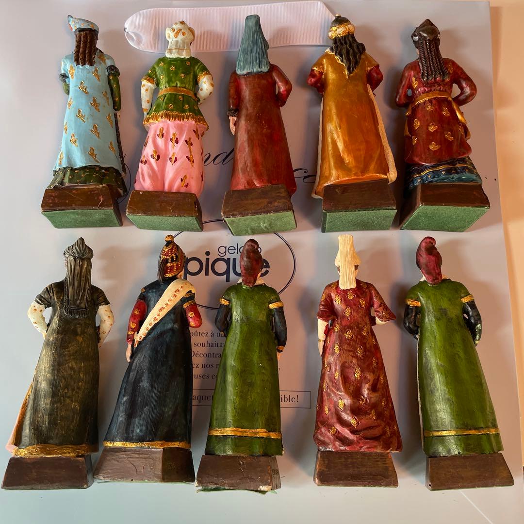 トルコ　オスマン帝国 ハーレム　フィギュア 10体セット