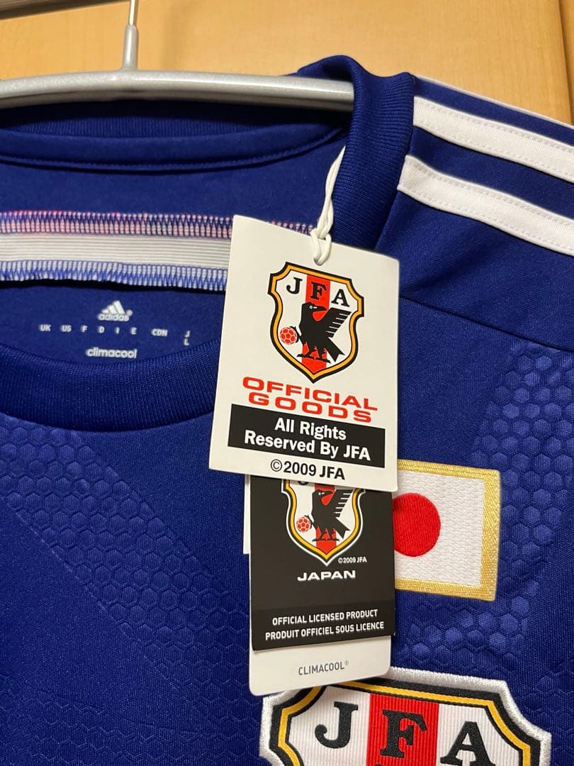 【新品、未使用】サッカー日本代表 本田圭佑 レプリカユニフォーム Lサイズ