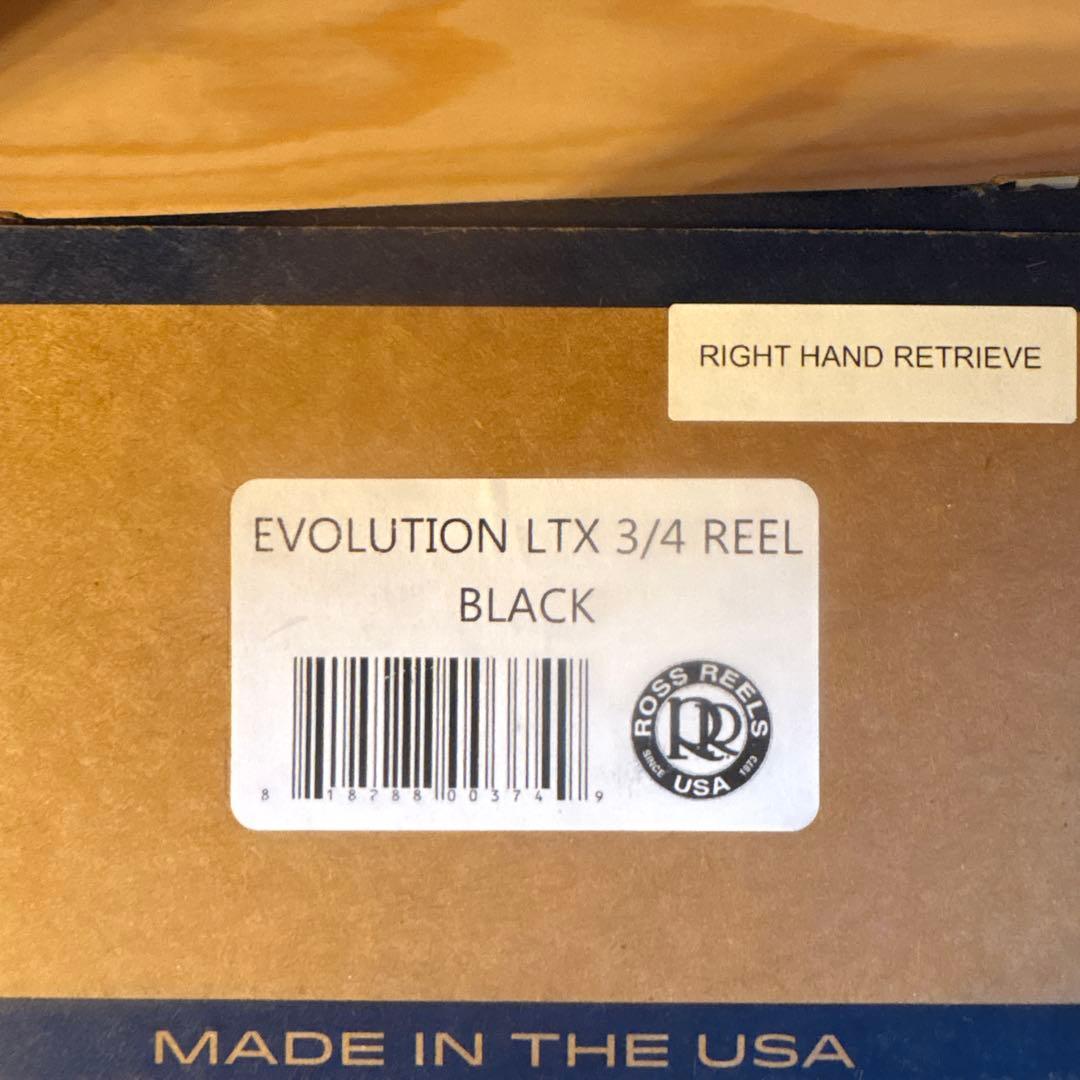 ROSS REELS EVOLUTION LTX 3/4 BLACK ロスリール
