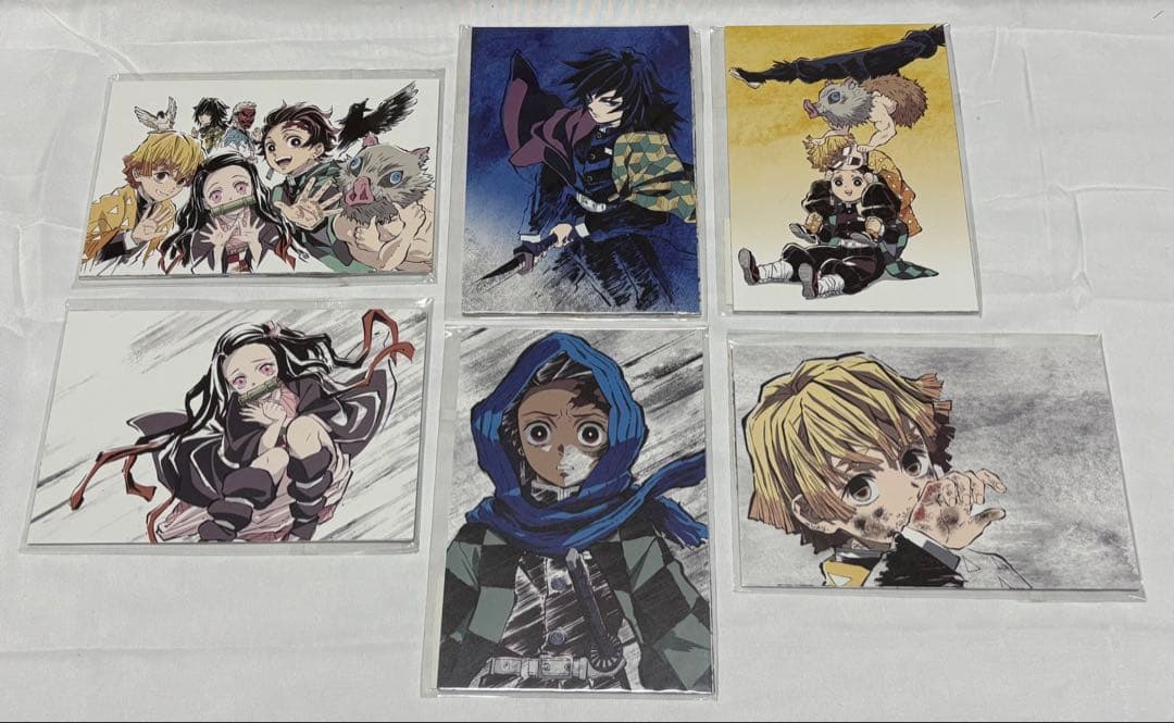 鬼滅の刃 全集中展 幕間画 ポストカード 壱 弐 参 肆 伍 陸